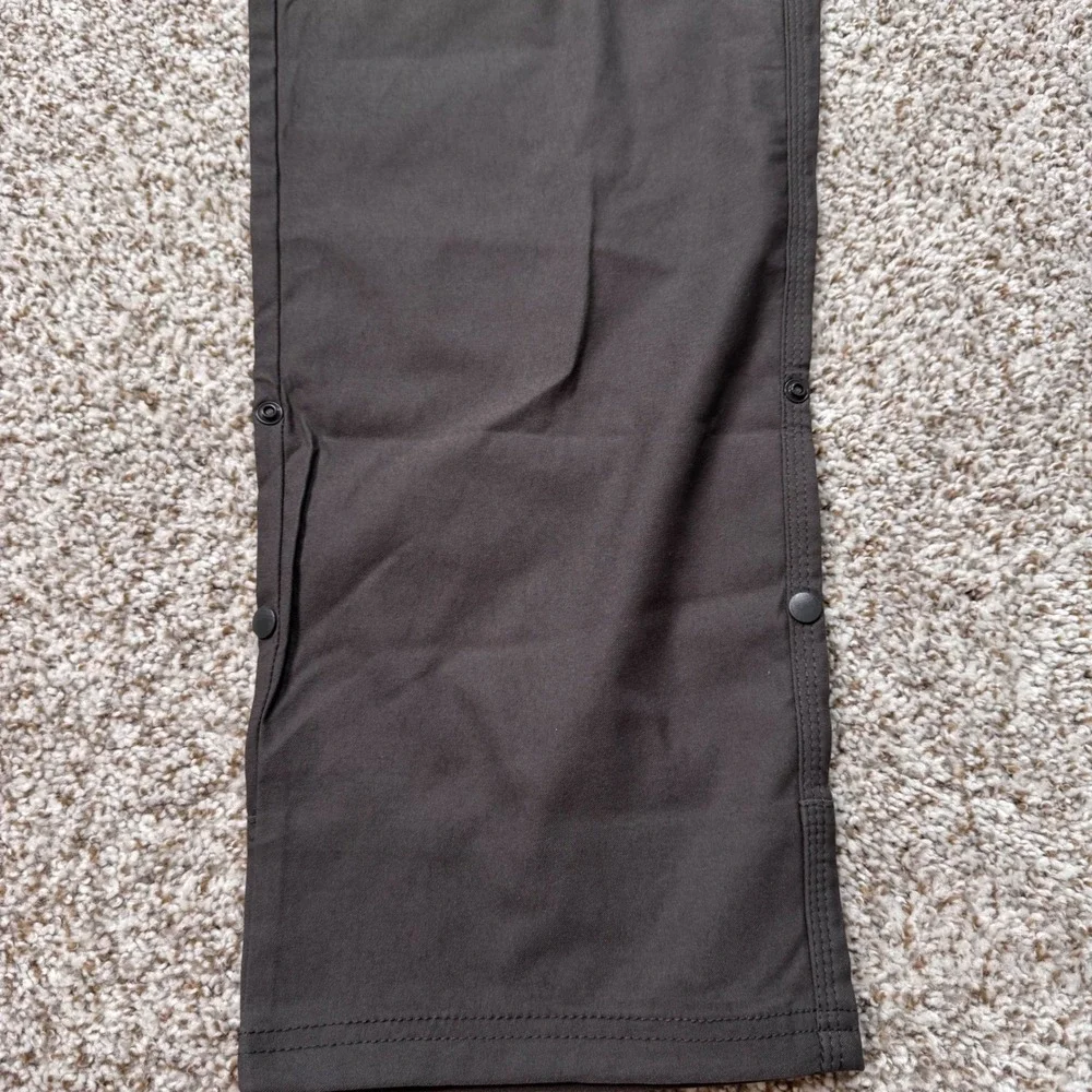 PrAna Zion II Stretch Men's 40x30 Tapered Leg Slim Fit Cargo Pants Dark Iron New
